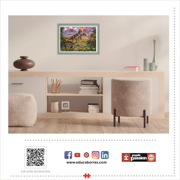 Puzzle 500 Piezas De Dinosaurios
