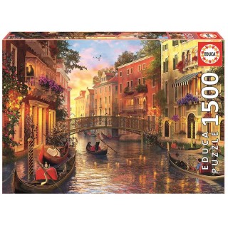 Puzzle 1500  Atardecer En Venecia