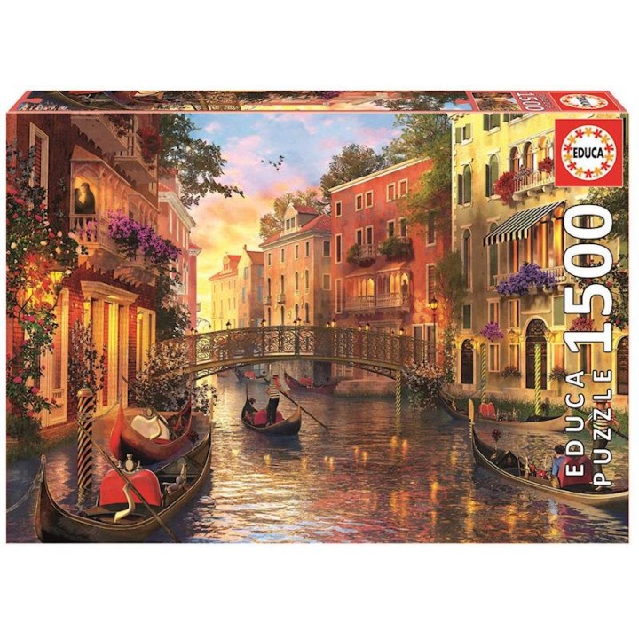 Puzzle 1500  Atardecer En Venecia