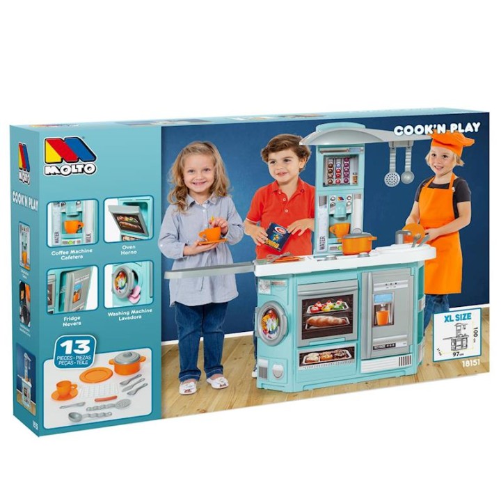 Cocina Con Planchador Molto Cook Con Sonidos 16 Accesorios 1