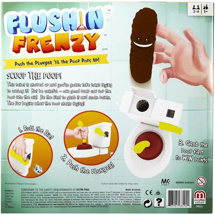 Juego Baño Boom Atrapa La Caca