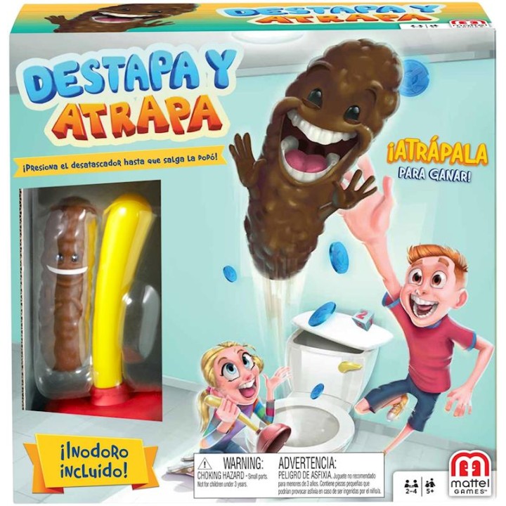 Juego Baño Boom Atrapa La Caca