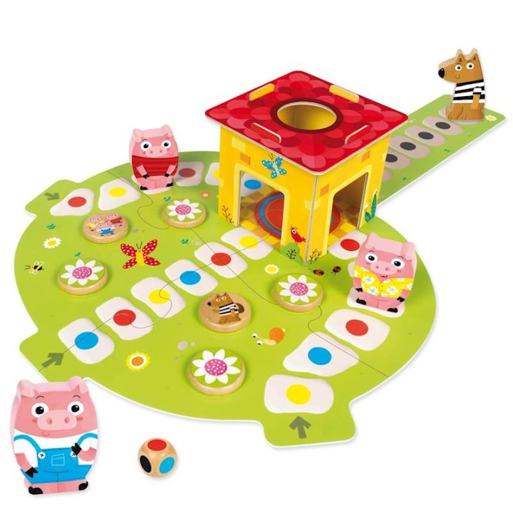 Goula Juego Madera Los 3 Cerditos