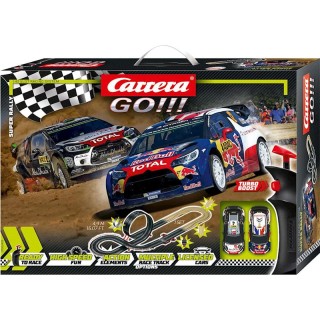 Pista Carrera Super Rally Incluye 2 Coches (Citroen Ds3 Wrc)