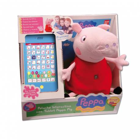 Peluche Interactivo con Tablet Peppa Pig