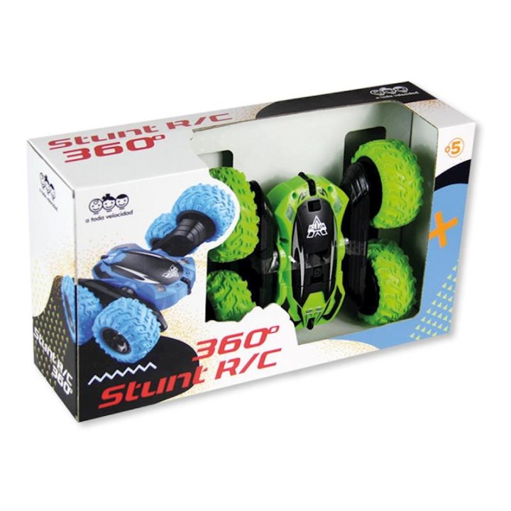Coche R/C Ruedas Giro 360º Bateria Y Cargador Incluidos 33X1