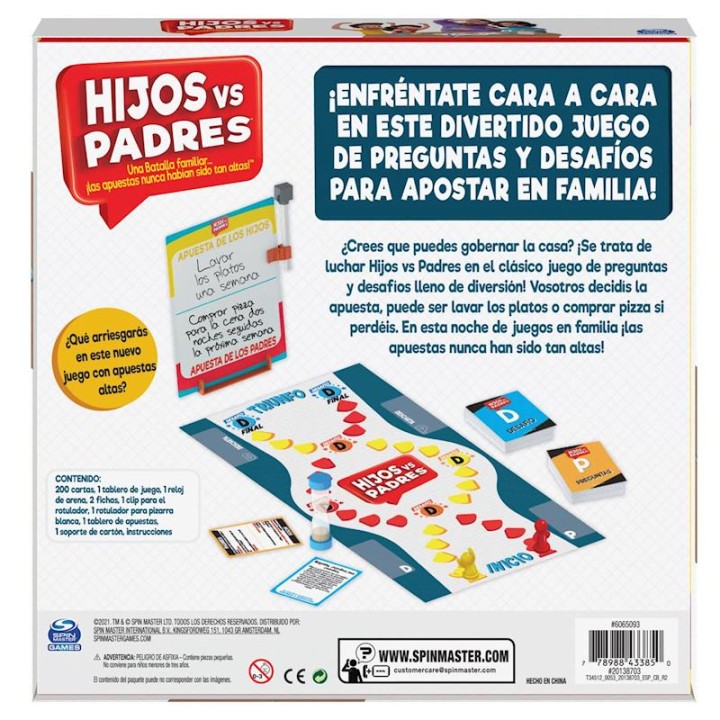Juego Hijos Vs Padres Juguetes