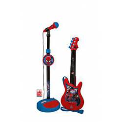 Guitarra y Micrófono Spiderman