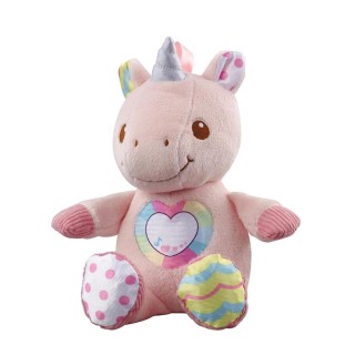 Peluche El Unicornio Cantarin Con Luz Sonido Y Diferentes Te