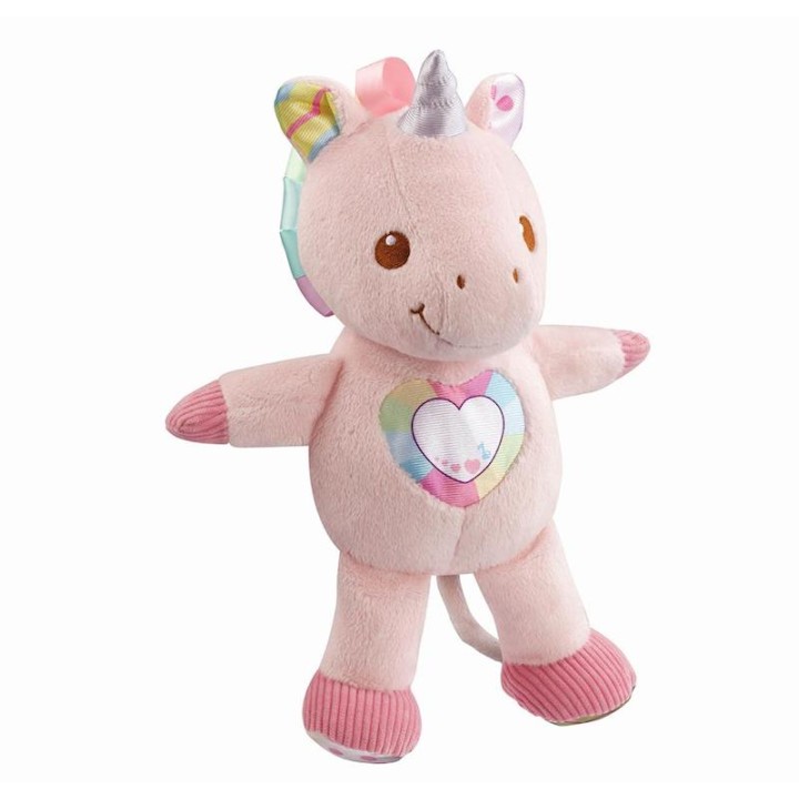 Peluche El Unicornio Cantarin Con Luz Sonido Y Diferentes Te