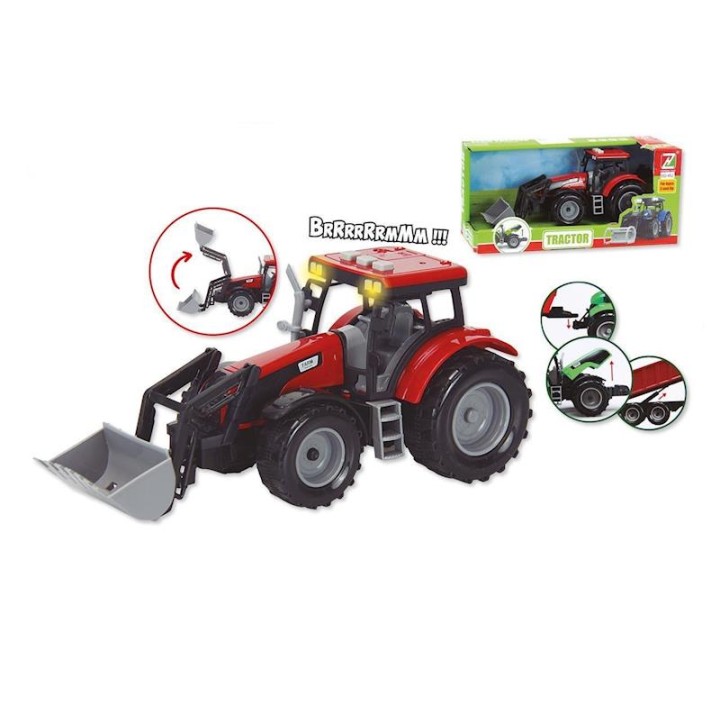 Tractor Friccion Con Luz Y Sonido