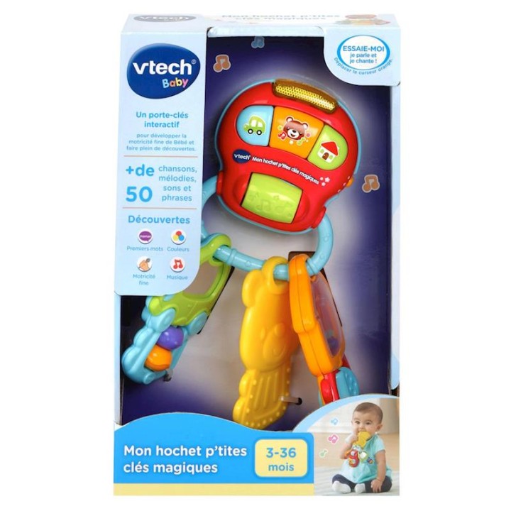 Sonajero Llavero Baby Keys Con Luz Y Sonido.