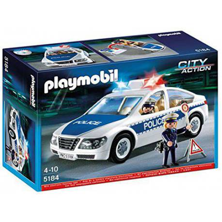 Coche De Policía Con Luces Playmobil