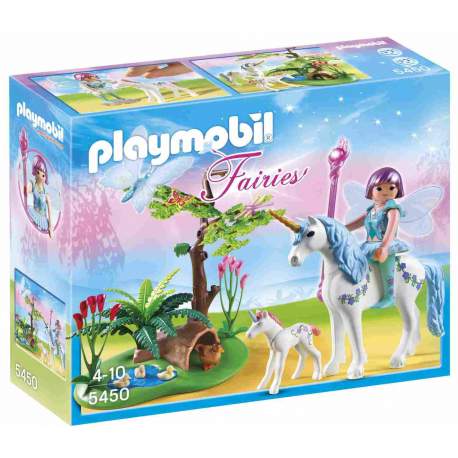 Playmobil Las hadas - Hada Aquarella en la Pradera del Unicornio