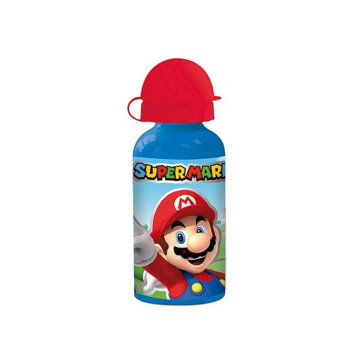 Botella Aluminio Super Mario 400M