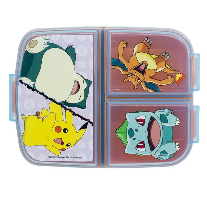 Sandwichera Triple Pokemon