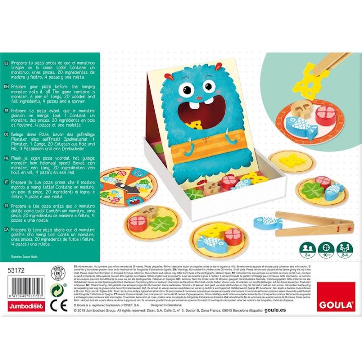 Juego De Habilidad Para Bebé Hungry Monster