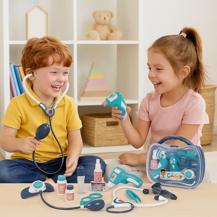 Maletín Doctor Con Accesorios, Con Luz