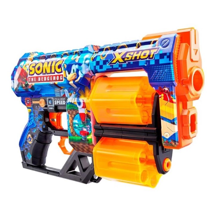 Pistola X-Shot Sonic Skins, Incluye 12 Dardos,