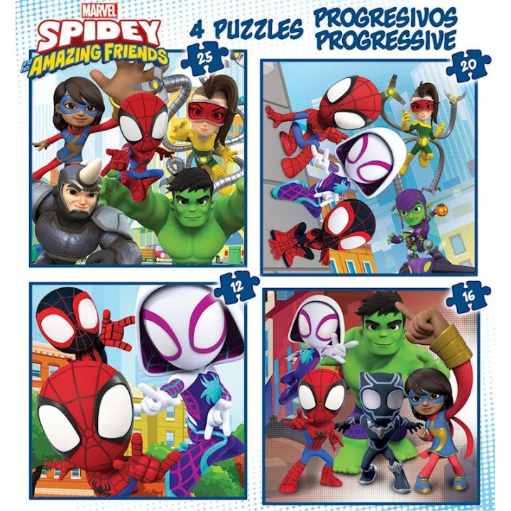 Puzzle Progresivos Spidey & His Amazing