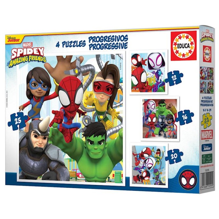 Puzzle Progresivos Spidey & His Amazing