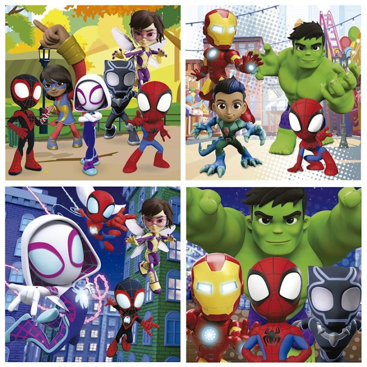 Maleta Puzzles Progresivos Spidey Y Sus