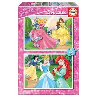 Puzzle Princesas Disney 2X20