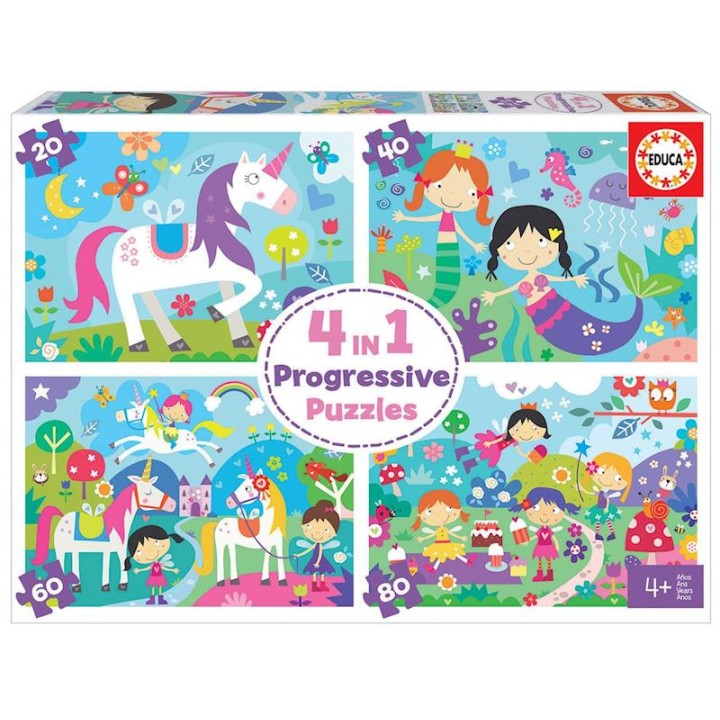 Puzzles Progresivos Mundo De Fantasía