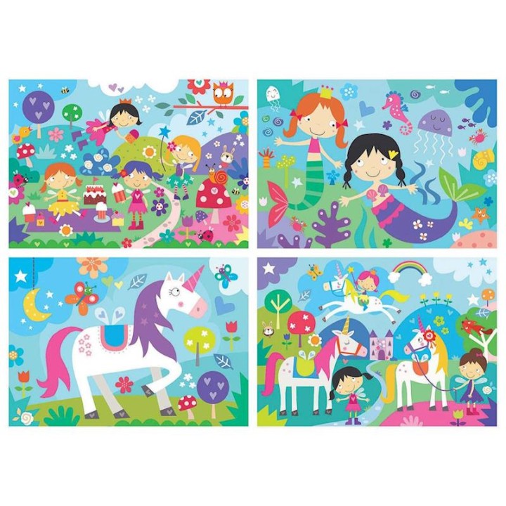 Puzzles Progresivos Mundo De Fantasía