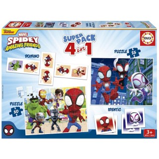 Superpack 4 En 1 Spidey Y Sus Increíbles