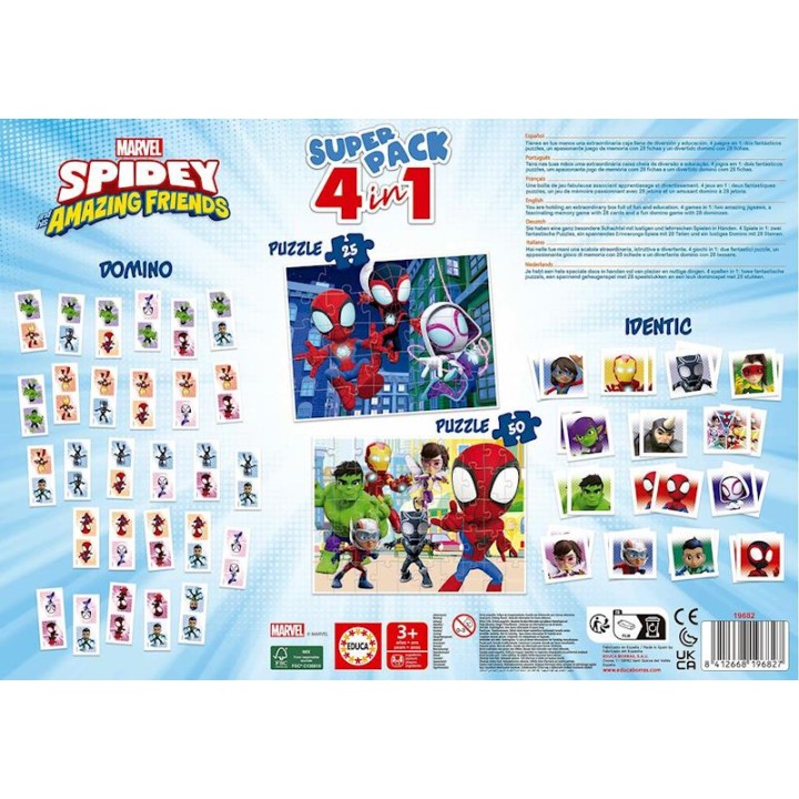Superpack 4 En 1 Spidey Y Sus Increíbles