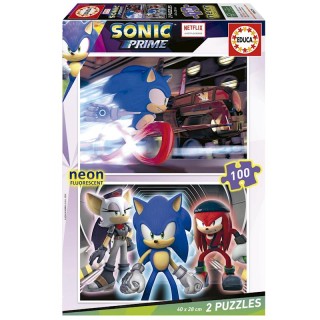 Puzzle 2X100 Sonic Neon