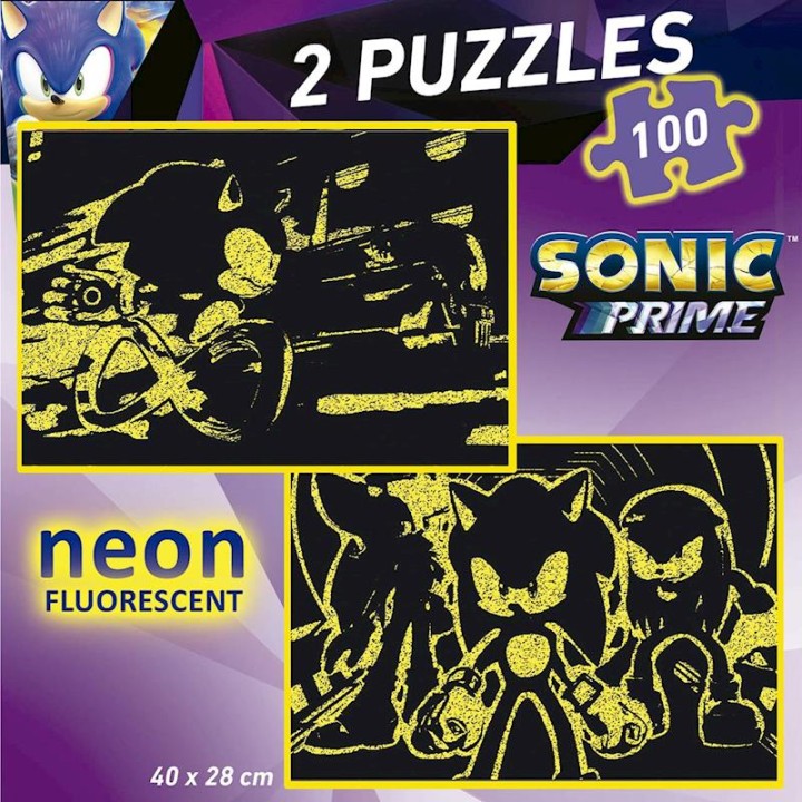 Puzzle 2X100 Sonic Neon