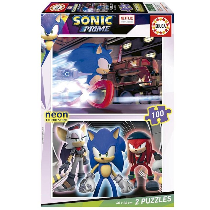 Puzzle 2X100 Sonic Neon
