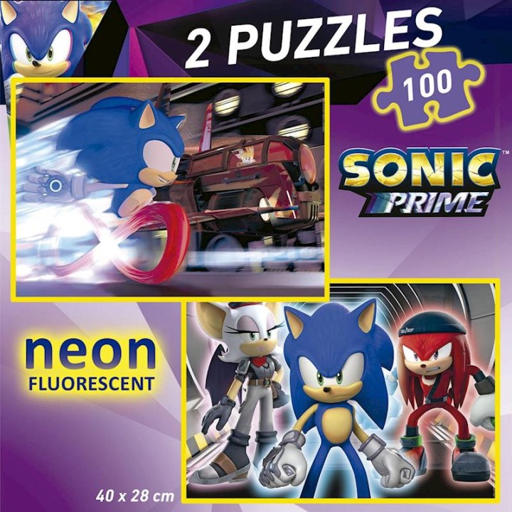 Puzzle 2X100 Sonic Neon