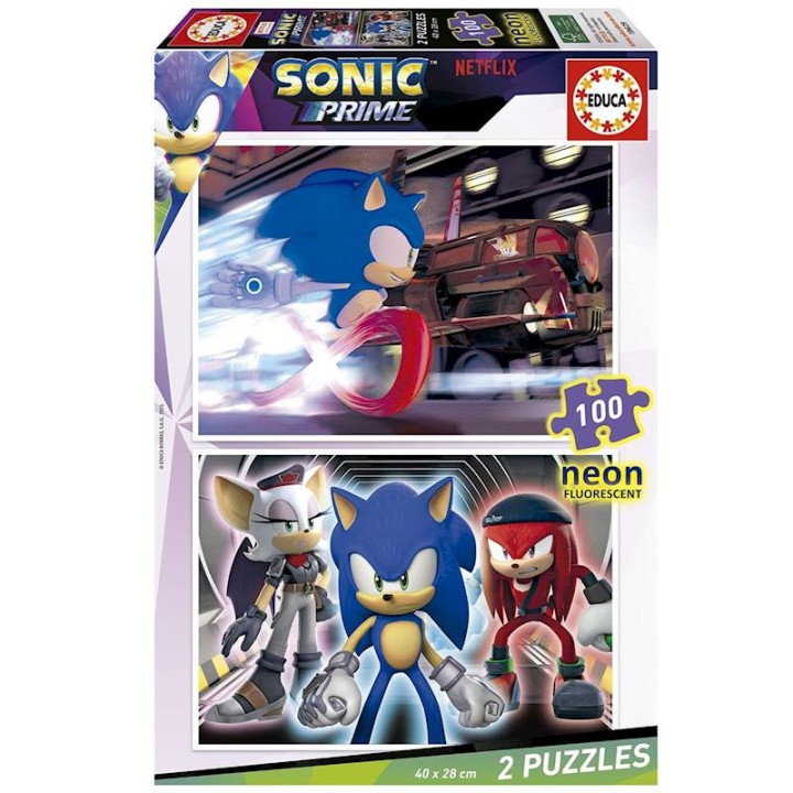 Puzzle 2X100 Sonic Neon