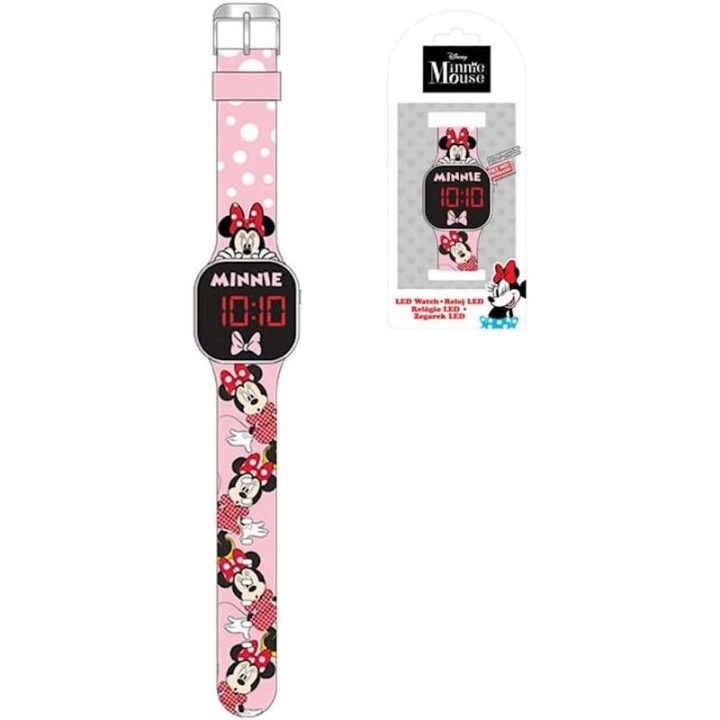 Minnie Mouse Reloj Led 
