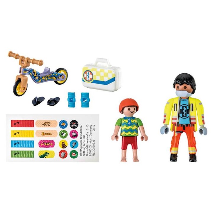 Playmobil Paramédico Con Paciente City