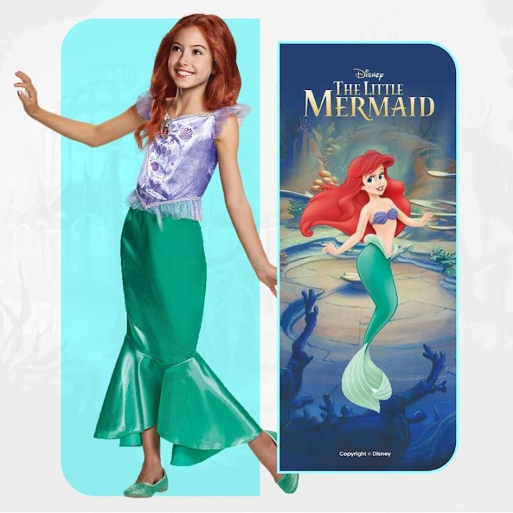Disfraz Disney Princess Ariel Classic Talla. 3-4 Años