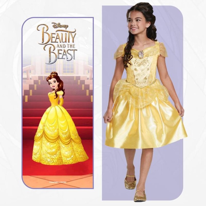 Disfraz Princesa Disney Bella Classic Talla. 3-4 Años