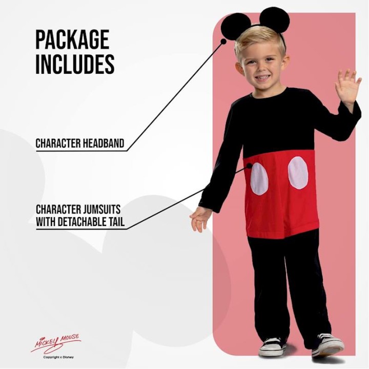 Disfraz Disney Mickey Classic T. 3-4 Años