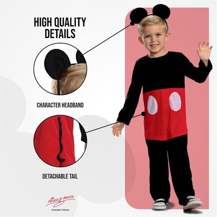Disfraz Disney Mickey Classic T. 3-4 Años
