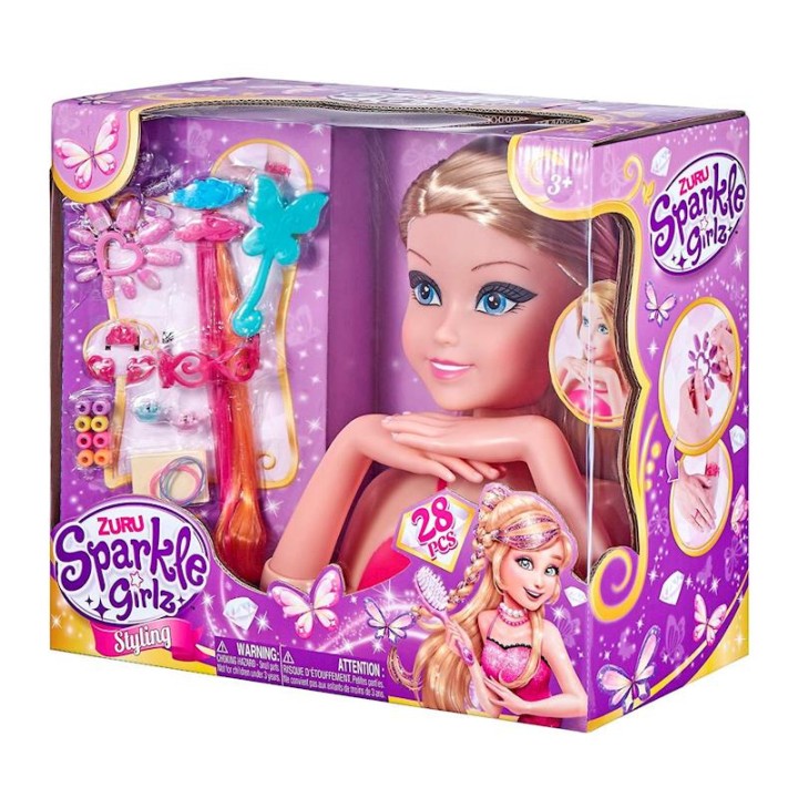 Busto Sparkle Girlz Diseña Tus Uñas, Incluye Accesorios, 25C