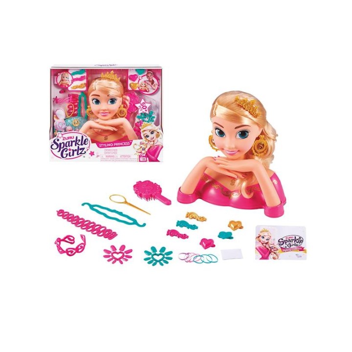 Busto Sparkle Girlz Diseña Tus Uñas, Incluye Accesorios, 25C