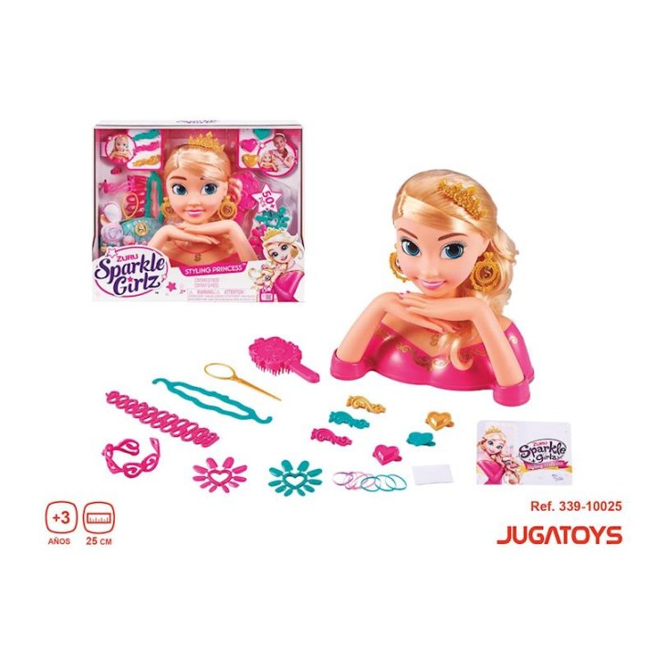 Busto Sparkle Girlz Diseña Tus Uñas, Incluye Accesorios, 25C