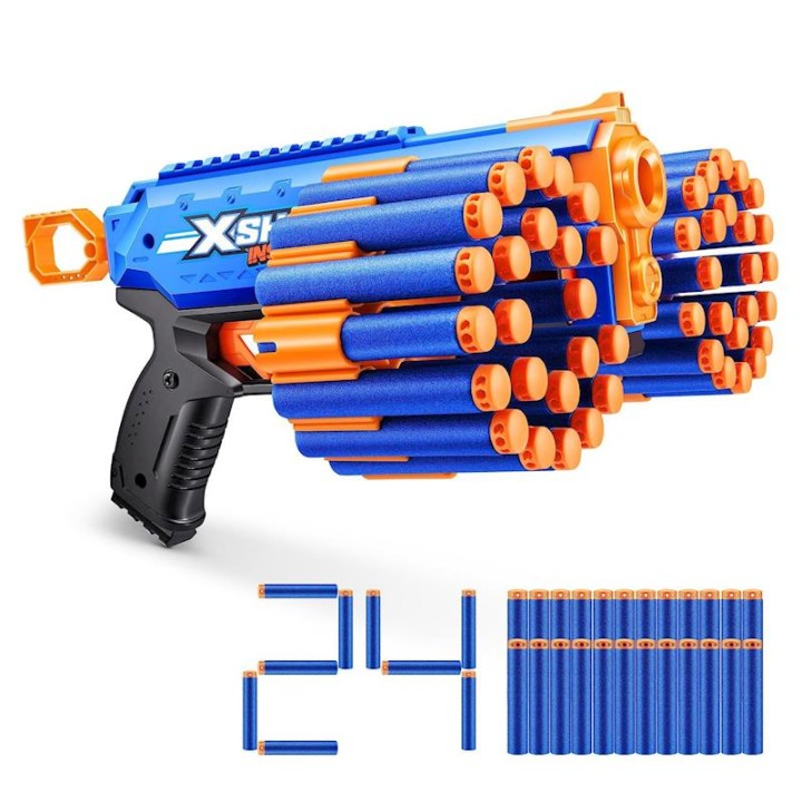 Pistola X-Shot Insanity- Manic 24 Dardos 30X15x4cm