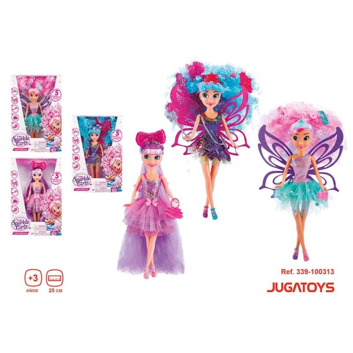 Muñeca Sparkle Girlz Cabello Soñado 25Cm, Mod. Sdos