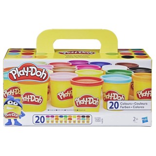 Playdoh Pack Color 20 Botes - Modelos Surtidos