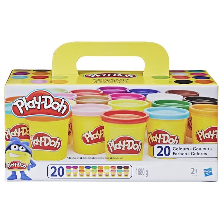 Playdoh Pack Color 20 Botes - Modelos Surtidos