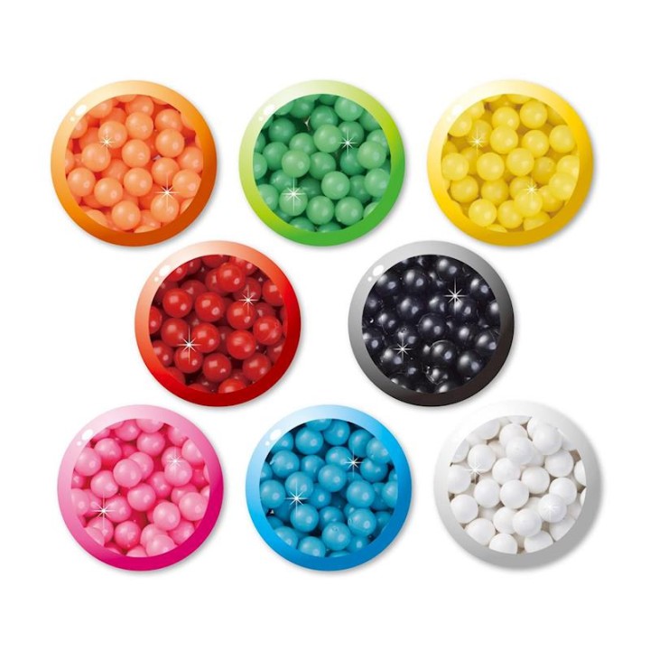 Aquabeads Set De Abalorios Sólidos ¡Con Más De 800 Abalalori